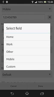 Press the required email type.