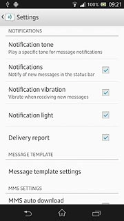 When the box next to the menu item is ticked (V), the function is turned on.