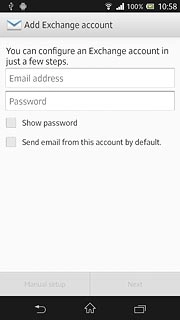 Press Password and key in your password.