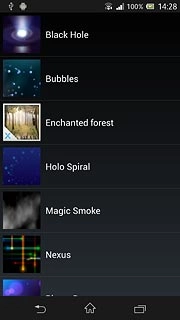 Press the required picture.