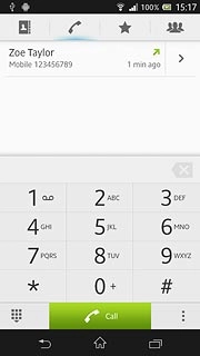 Press the required number.