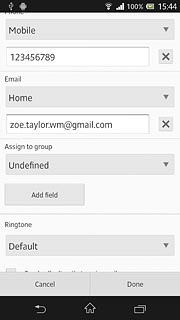 Press the drop down list above the email address.