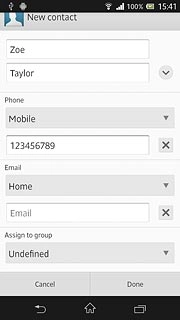 Press the drop down list above the phone number.