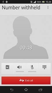 Press End call.