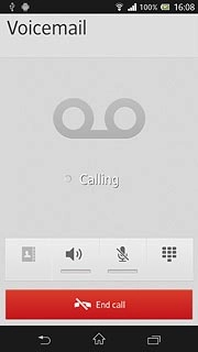 Press End call to end the call.