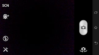 To turn on the flash:Press the flash icon.