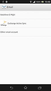 Press Other email account.