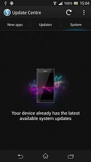 Press the System tab.