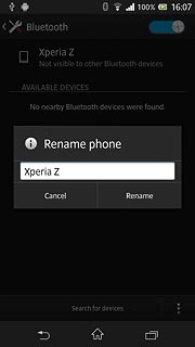 Key in the required name and press Rename.