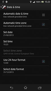 When the box next to the menu item is ticked (V), the function is turned on.