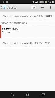 Press the required appointment for further details.