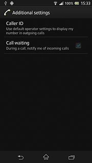 After a moment, the current settings are displayed.Press Caller ID.