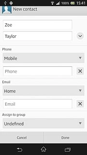 Press Phone and key in the required phone number.