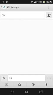 Press the add recipient icon.