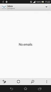 Press the menu icon.