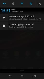Slide your finger down the display starting from the top edge of your phone.Press the Wi-Fi icon.Depending on the current setting, Wi-Fi is turned on or off.