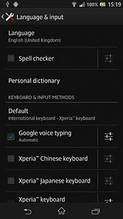 Press the home icon to return to standby mode.