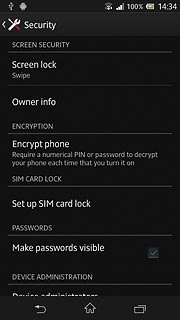Press the home icon to return to standby mode.