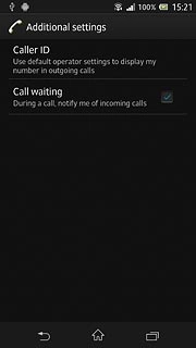 Press the home icon to return to standby mode.
