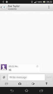 Press the home icon to return to standby mode.