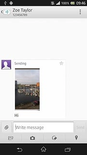 Press the home icon to return to standby mode.