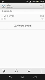 Press the home icon to return to standby mode.