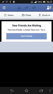 Press the home icon to return to standby mode.