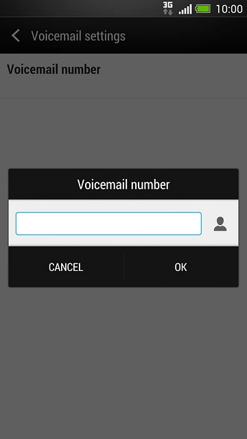 Key in +61414121121 and press OK.