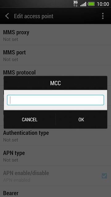 Key in 505 and press OK.