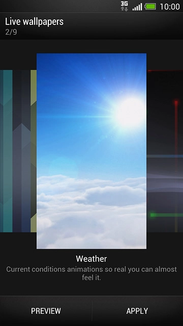 Press the required background.