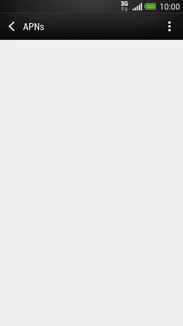 Press the menu icon.