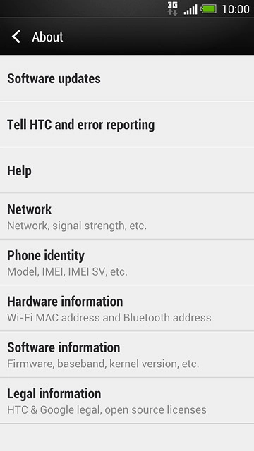 Press Software updates.