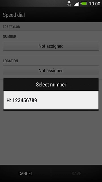 Press the required number.