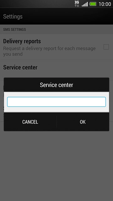 Key in +61415011501 and press OK.