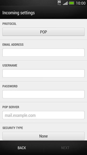 Press the field below 