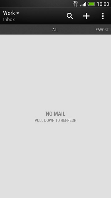 Press the name of the email account.