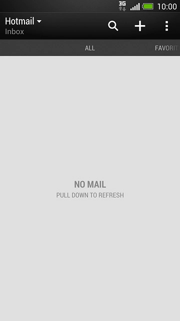 Press the menu icon.