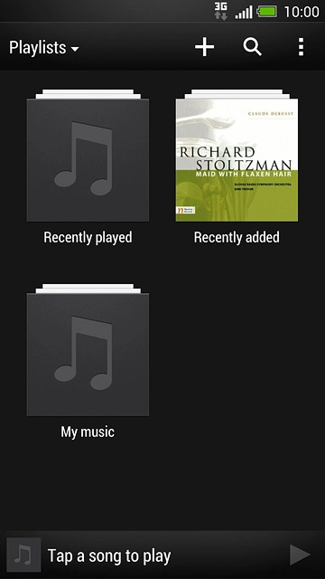 Press the required playlist.