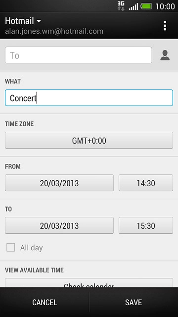 Press the fields below 