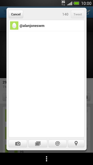 To upload a new picture:Press the camera icon.