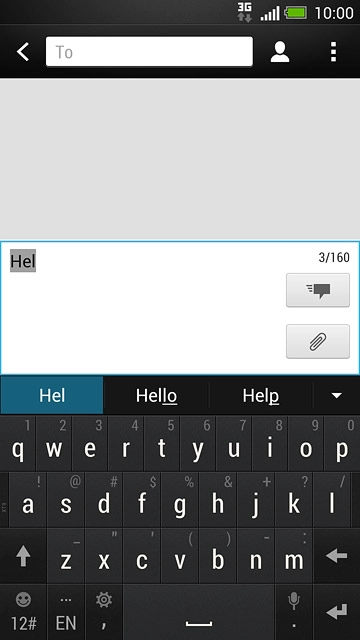 Press arrow down to see more words.