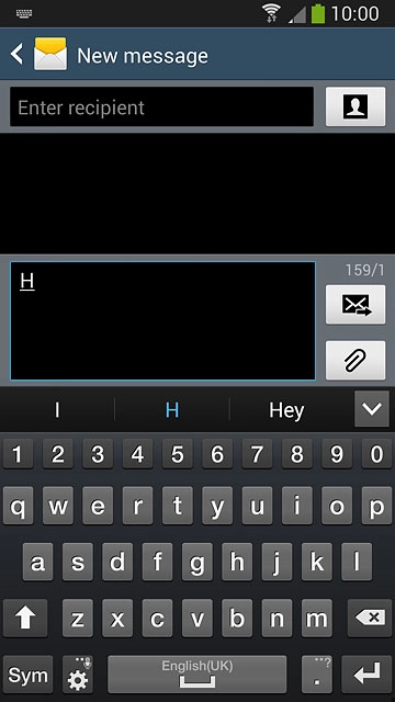 Press arrow down to see more words.