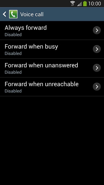 Forward when busy