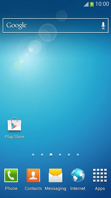 When the battery charging icon is displayed, charging is in progress.