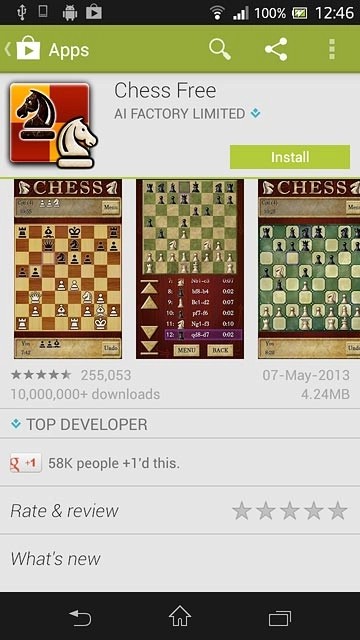 To install a free app:Press Install.