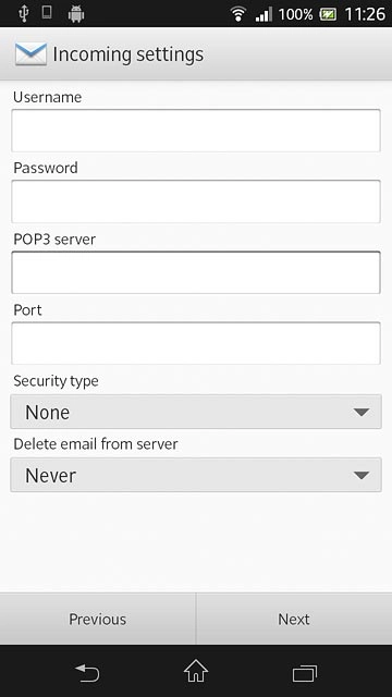 Press the field below 