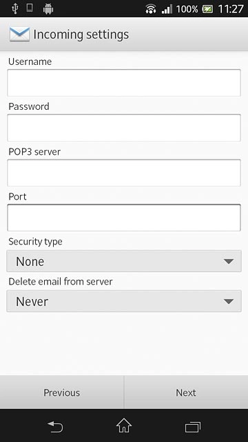 Press the drop down list below 