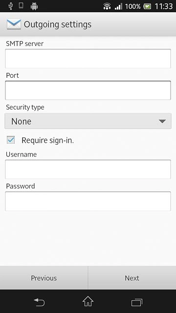 Press the field below 