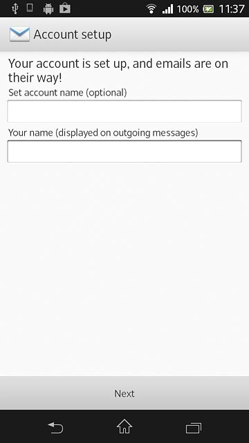 Press the field below 