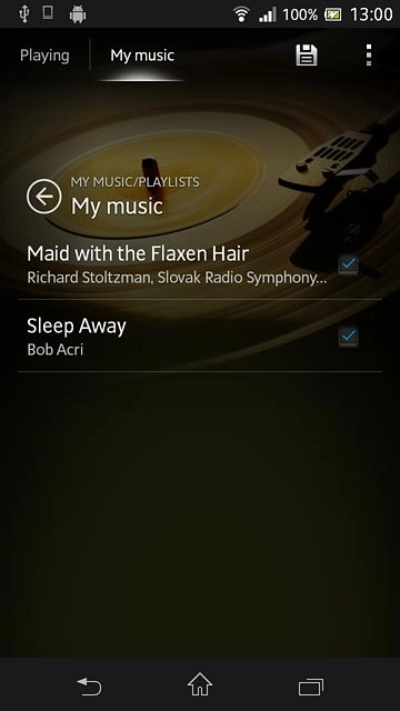 Press the save icon.